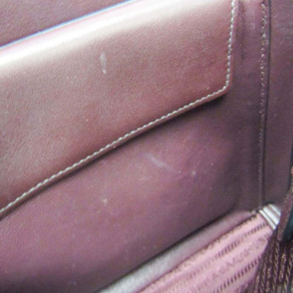 PRADA Red Leather Shoulder Bag - Picture 16 of 16